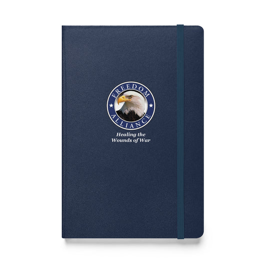 Freedom Alliance Hardcover Bound Notebook with Large Logo