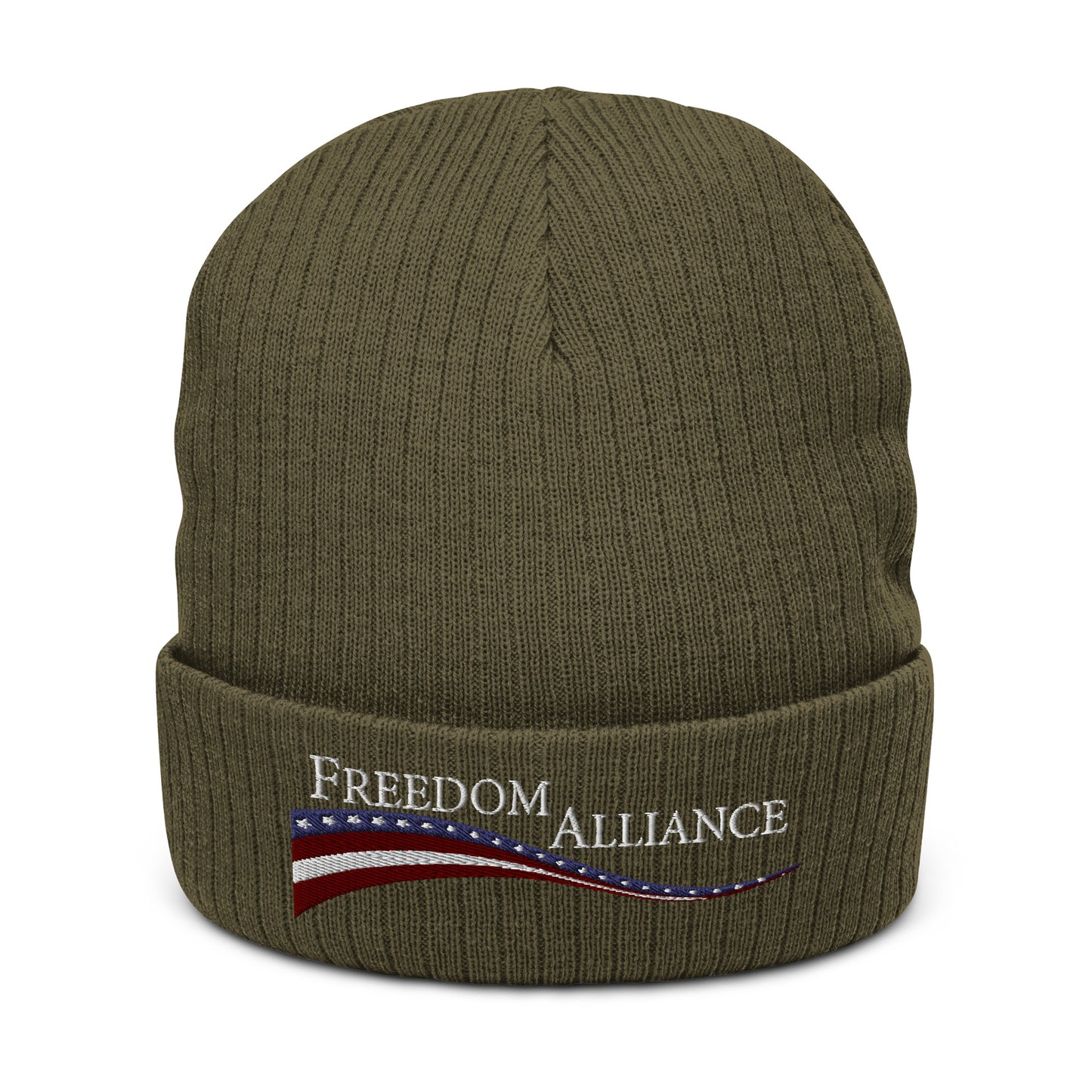 Freedom Alliance Ribbed knit beanie