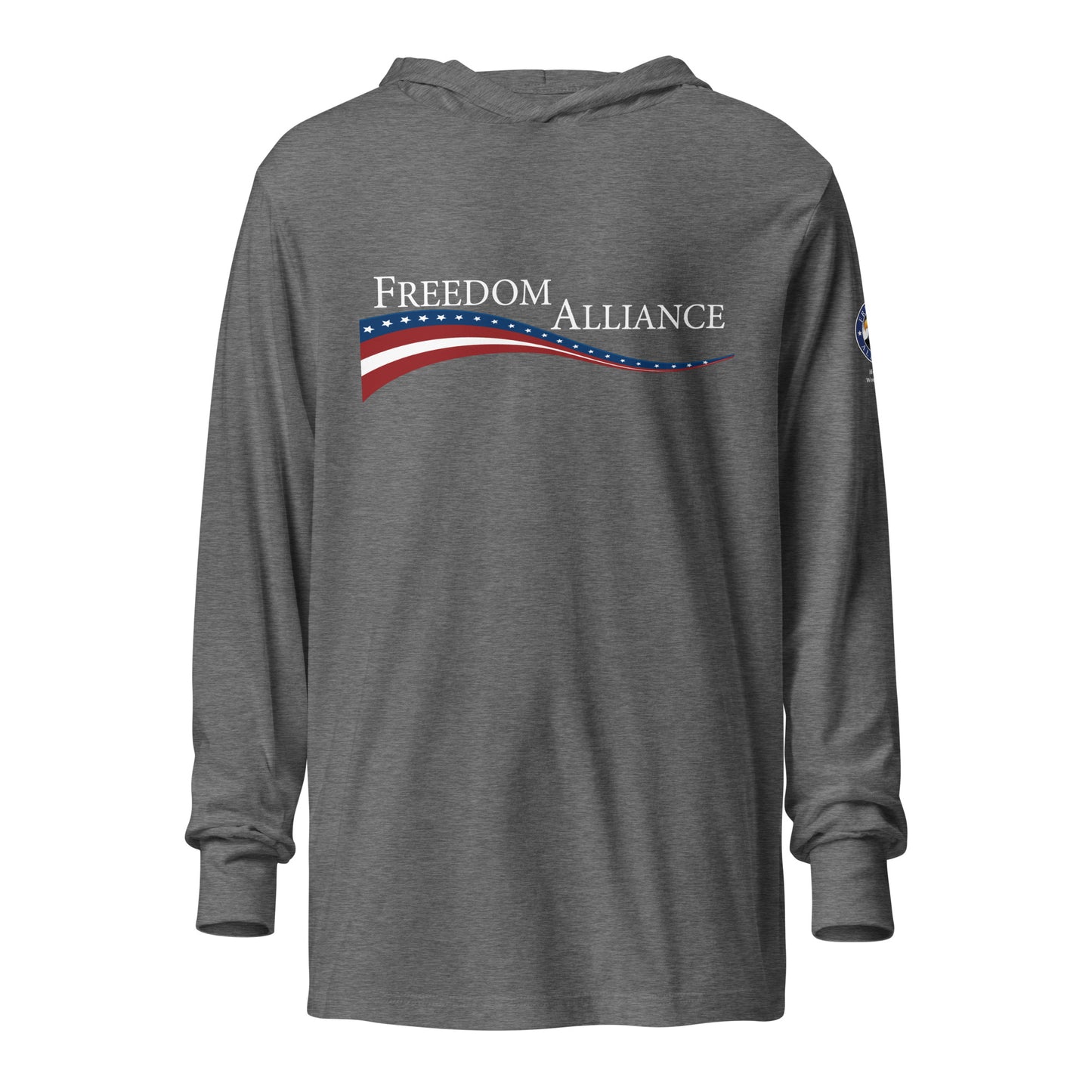 Freedom Alliance Light-Weight Hooded long-sleeve tee